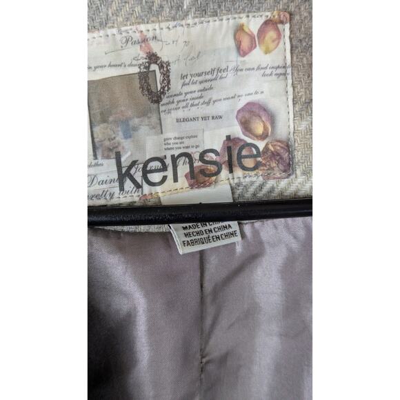 Kensie jacket sz 6 GUC Academia stylized Bust 35"Length 25.5".3/4 sleeves 17.5" - Picture 5 of 6